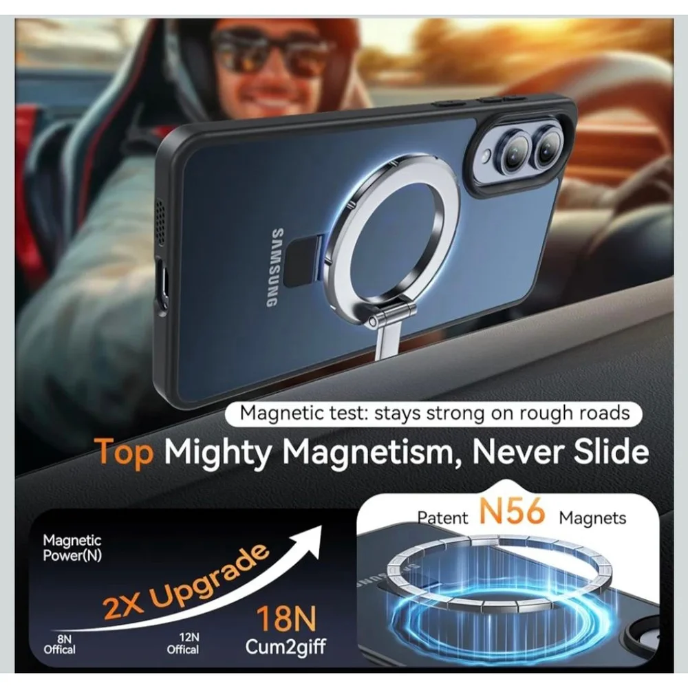 Unbranded Cell Phone Case for‎ Samsung Galaxy S25 Edge 6.6 inch Black/Blue